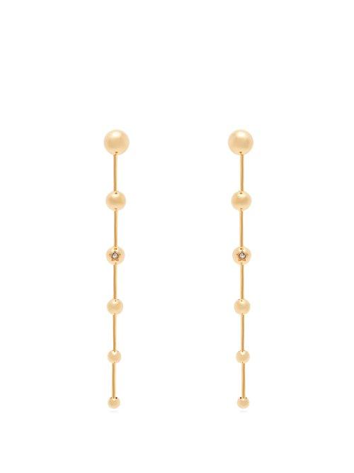 Matchesfashion.com Burberry - Sphere Drop Earrings - Womens - Gold