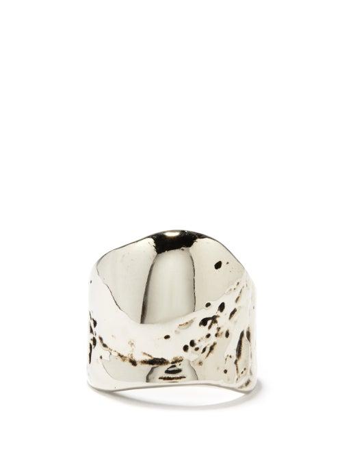 Alexander Mcqueen - Shell Ring - Mens - Silver