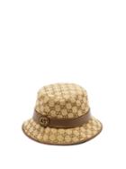 Matchesfashion.com Gucci - Gg Supreme Canvas Bucket Hat - Mens - Beige