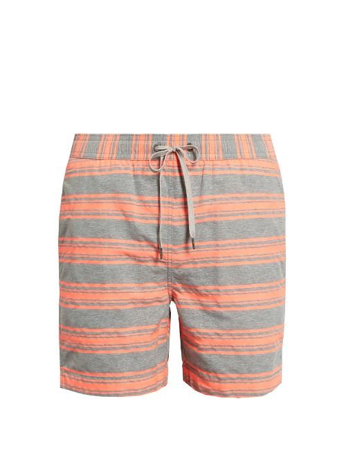 Onia Charles 5 Striped Swim Shorts
