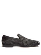 Jimmy Choo Sloane Camouflage-jacquard Loafers