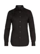 Matchesfashion.com Alexander Mcqueen - Harness Cotton Blend Shirt - Mens - Black