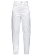 Matchesfashion.com Isabel Marant Toile - Corsy High-rise Tapered Jeans - Womens - White
