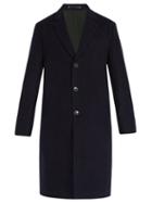 Matchesfashion.com Paul Smith - Wool Blend Overcoat - Mens - Navy