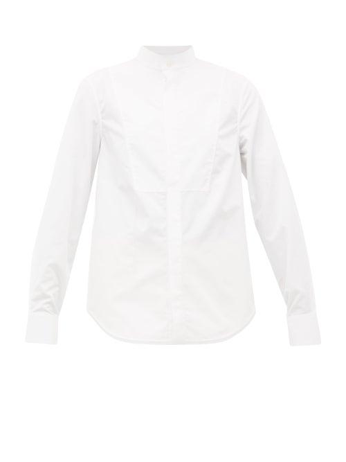 Matchesfashion.com Wardrobe. Nyc - Release 05 Band-collar Cotton-poplin Shirt - Womens - White