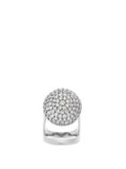 Matchesfashion.com Alan Crocetti - Armadillo Crystal Encrusted Sterling Silver Ring - Womens - Silver