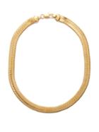 Fallon - Hailey Herringbone-chain Necklace - Womens - Yellow Gold