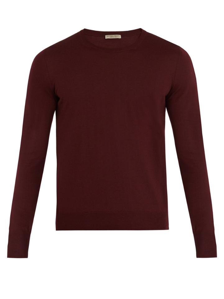 Bottega Veneta Intrecciato-embroidered Wool Sweater