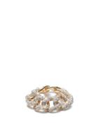 Matchesfashion.com Shay - Diamond & 18kt Gold Chain-link Ring - Womens - Yellow Gold