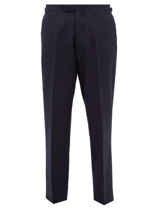 Officine Gnrale - Nicolas Wool-fresco Trousers - Mens - Navy