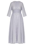 Emilia Wickstead Madeleine Floral-print Smocked-waist Dress