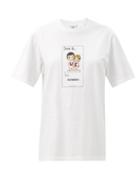 Matchesfashion.com Vetements - Love Is? Us Cotton-jersey T-shirt - Womens - White Multi