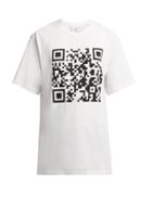 Matchesfashion.com Vetements - Qr Code Cotton T Shirt - Womens - White
