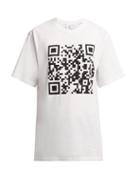 Matchesfashion.com Vetements - Qr Code Cotton T Shirt - Womens - White