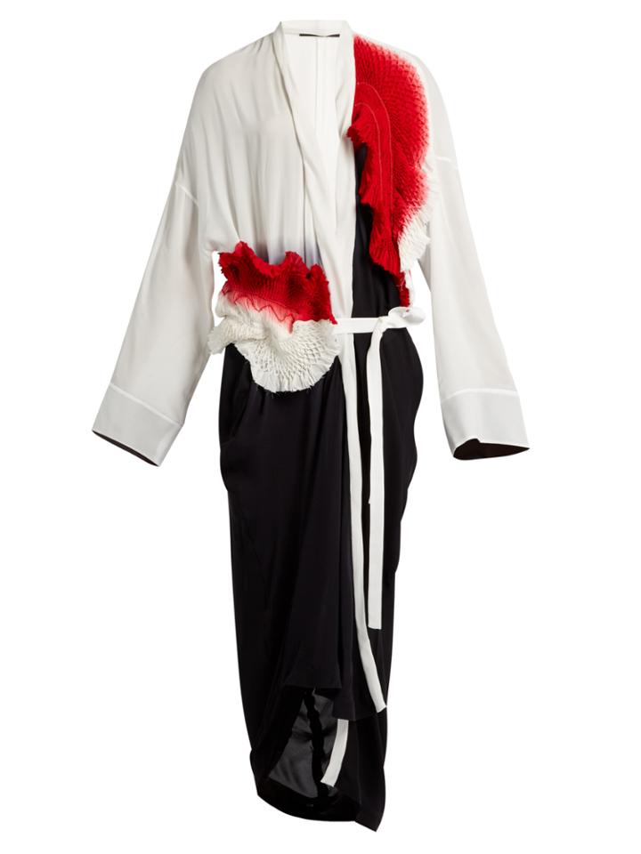 Haider Ackermann Altir Silk Wrap Dress