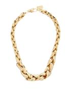 Matchesfashion.com Lauren Rubinski - Wheat-chain 14kt Gold Necklace - Womens - Gold White