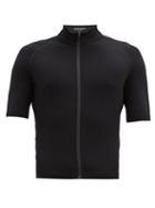 Matchesfashion.com Caf Du Cycliste - Marina Zipped Merino Wool-blend Cycling Top - Mens - Black
