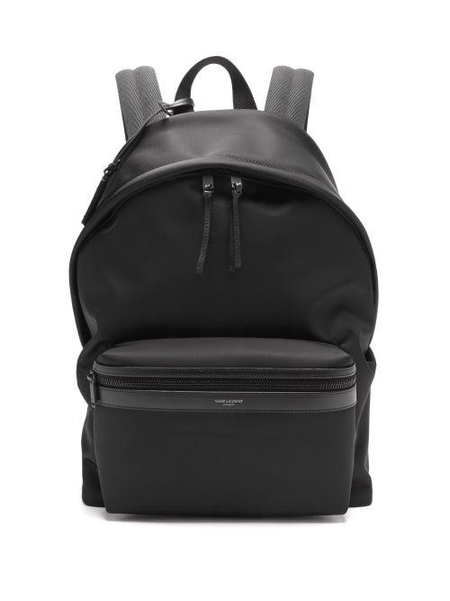 Matchesfashion.com Saint Laurent - City Technical-canvas Backpack - Mens - Black