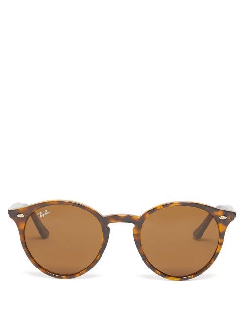 Ray-ban - Round Tortoiseshell-acetate Sunglasses - Mens - Tortoiseshell