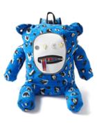 Charles Jeffrey Loverboy - Gromlin Slubbed-fleece Backpack - Mens - Blue