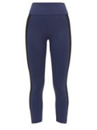 Matchesfashion.com Ernest Leoty - Therese Leggings - Womens - Black Navy