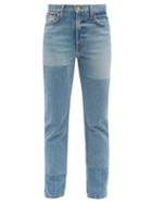 Matchesfashion.com B Sides - Arts Patchwork Straight-leg Jeans - Womens - Denim Multi