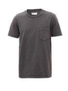Les Tien - Patch-pocket Cotton-jersey T-shirt - Mens - Black