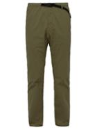 Matchesfashion.com Gramicci - Belted Stretch Cotton Twill Trousers - Mens - Khaki