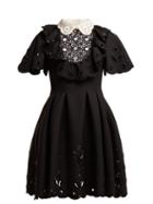 Matchesfashion.com Valentino - Sequinned Wool And Silk Blend Mini Dress - Womens - Black Multi