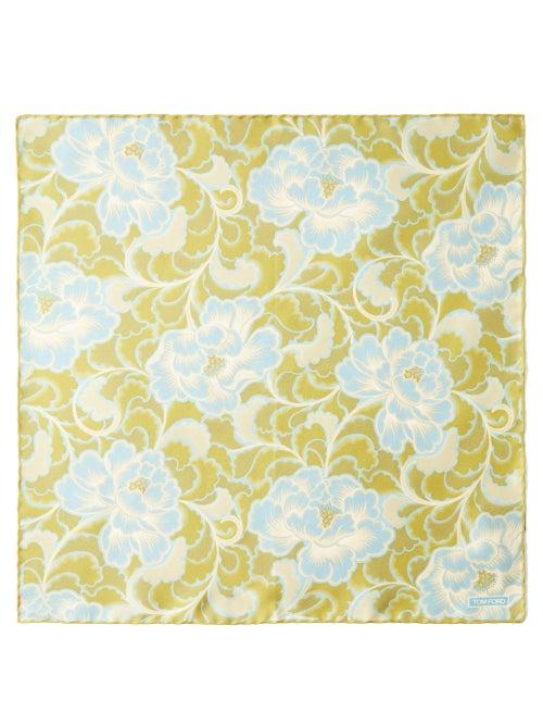 Tom Ford - Floral-print Silk Pocket Square - Mens - Multi