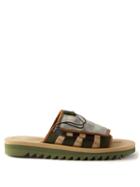Suicoke - Dao-2ab Ripstop And Felt Sandals - Mens - Beige