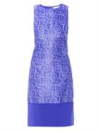 Richard Nicoll Snake-effect Jacquard Sleeveless Dress