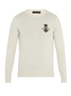 Dolce & Gabbana Bee-appliqu Wool Sweater