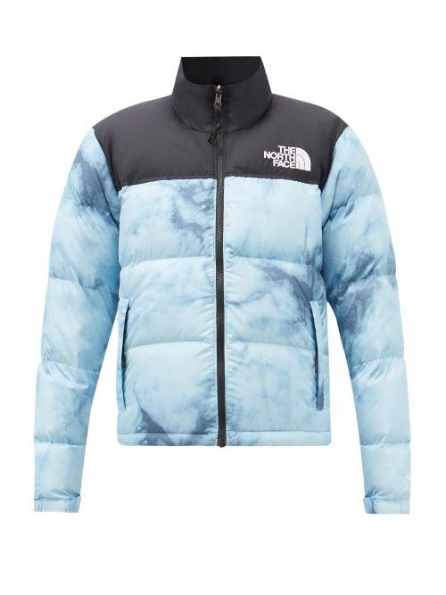 The North Face - 1996 Nuptse Tie-dyed Quilted Down Jacket - Womens - Blue Print
