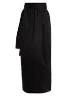 Matchesfashion.com Mara Hoffman - Cora Organic Cotton Wrap Skirt - Womens - Black