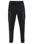 Matchesfashion.com Stone Island Shadow Project - Slim-leg Cotton-blend Cargo Trousers - Mens - Black