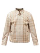 Burberry - Fitzroy Reversible Checked Cotton-twill Jacket - Mens - Beige