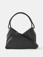 Staud - Valerie Leather Shoulder Bag - Womens - Black