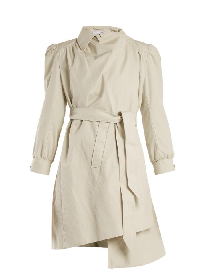 Balenciaga Pulled Puff-sleeve Coat