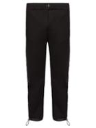 Matchesfashion.com Prada - Side Stripe Toggle Waist Track Pants - Mens - Black