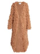 Ryan Roche Open-front Looped-cashmere Cardigan