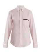 Matchesfashion.com Blouse - Novus Patch Pocket Cotton Shirt - Womens - Light Pink