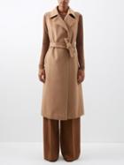 Max Mara - Zadar Sleeveless Coat - Womens - Camel