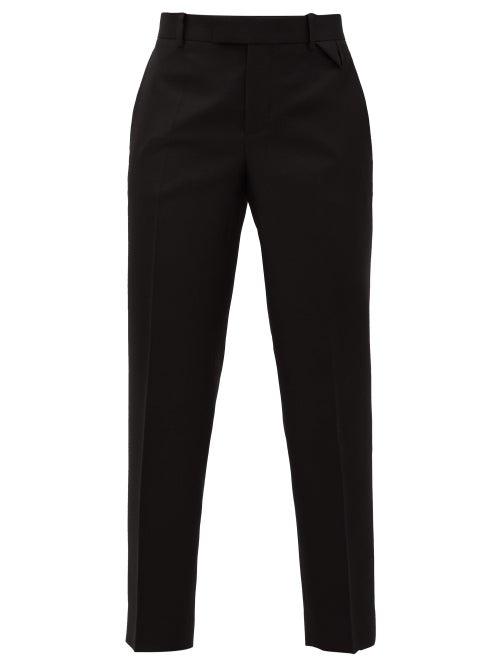 Matchesfashion.com Bottega Veneta - Tailored Wool-twill Trousers - Womens - Black
