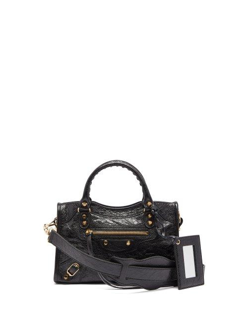 Matchesfashion.com Balenciaga - Classic City Nano Leather Bag - Womens - Black