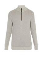 Matchesfashion.com Iris Von Arnim - Kolumbus Zip Up Cashmere Sweater - Mens - Light Grey