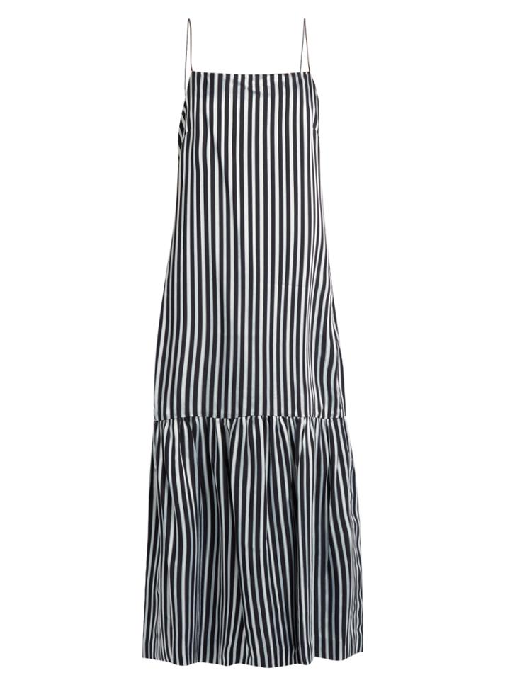 Elizabeth And James Jewel Striped Twill Cami Dress