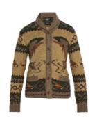 Rrl Shawl-collar Wool-blend Cardigan