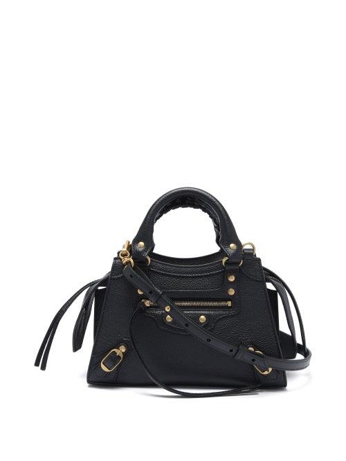Matchesfashion.com Balenciaga - Neo Classic City Mini Grained-leather Bag - Womens - Black