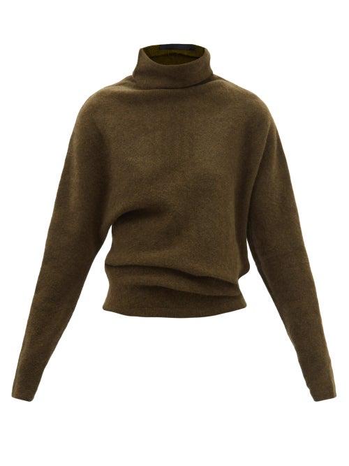 Proenza Schouler - Oversized Roll-neck Sweater - Womens - Khaki